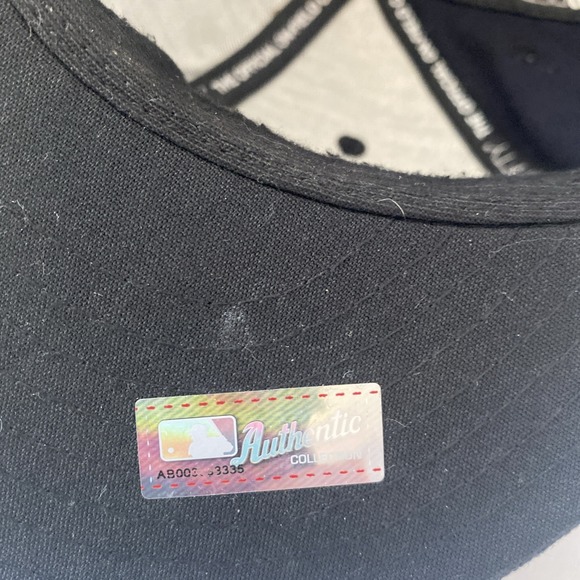 New York Yankees New Era World Series Letterman 59FIFTY Fitted Hat Size7 5/8 - Picture 7 of 9